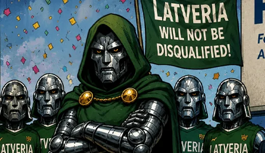 Illustration for FIFA Bans Dr. Doom's Doombots From World Cup Competition; Latveria Vows Retaliation